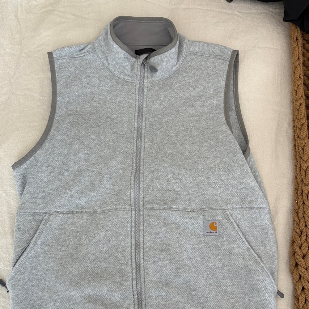 Carhartt Light Gray Sleeveless Vest